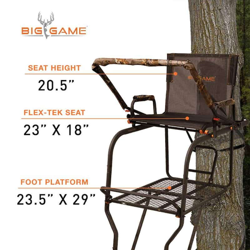 Hunter HD 1.5 1-Person Ladder Tree Stand (2-Pack)