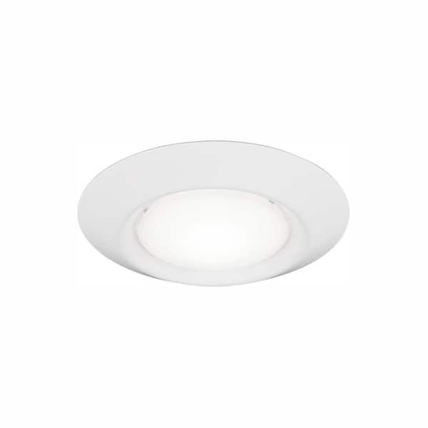 Generation Lighting Traverse II 6 in. White Integrated LED Recessed Kit