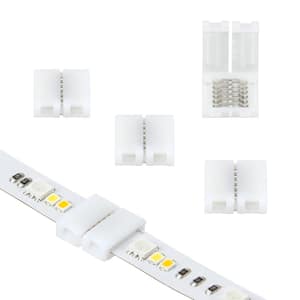 6 Pin RGB+WW LED Strip Light Tape to Tape Splice Channel Connector (5-Pack)