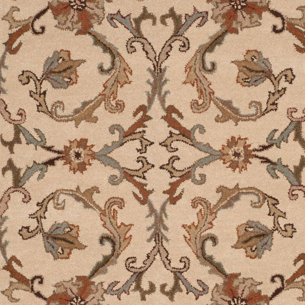 Heritage Ivory Hand-Tufted Wool Area Rug 47"x5"