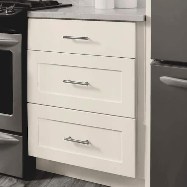Avondale 12 in. W x 21 in. D x 34.5 in. H Ready to Assemble Plywood Shaker Drawer Base Bath Cabinet in Antique White