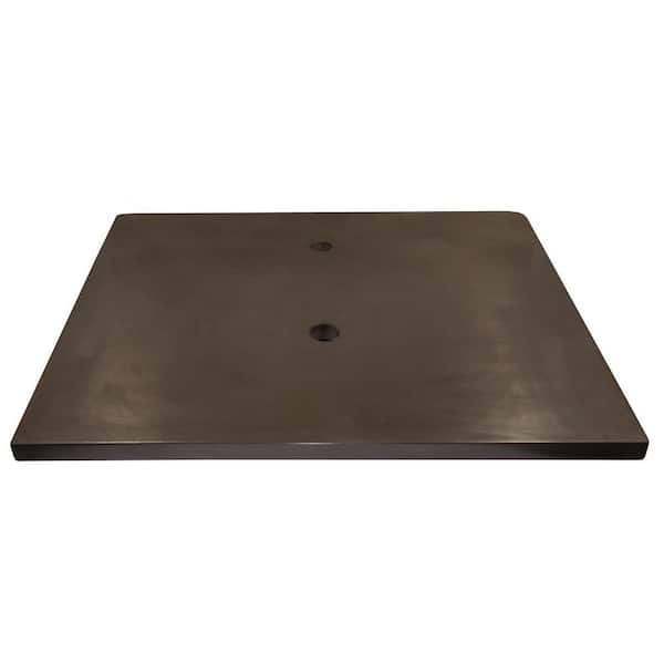 Eden Bath 31 in. W x 22 in. D Concrete Vanity Top in Charcoal