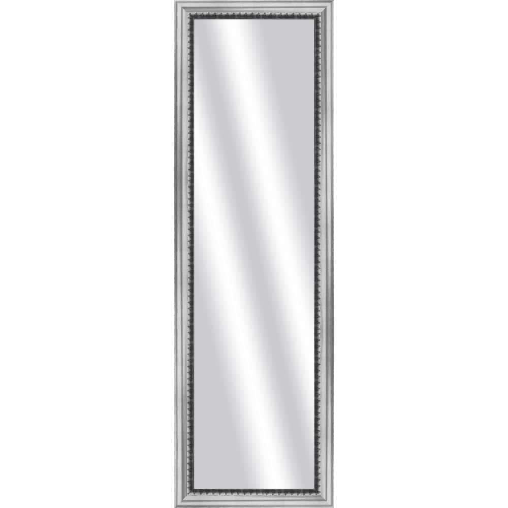 PTM Images Large Rectangle Stainless Silver Art Deco Mirror (51.875 in. H x 15.875 in. W) 5 ...