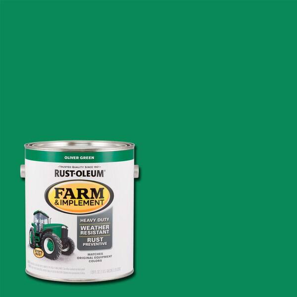 Rust-Oleum 1 gal. Farm & Implement Oliver Green Enamel Paint (2-Pack)