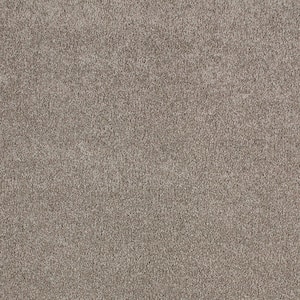 Cleoford Gravel Road Gray 47 oz. Triexta Texture Installed Carpet