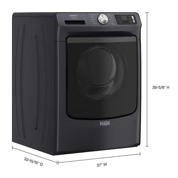 Maytag 5 cu. ft. Front Load Washer in Volcano Black with Smart Pet