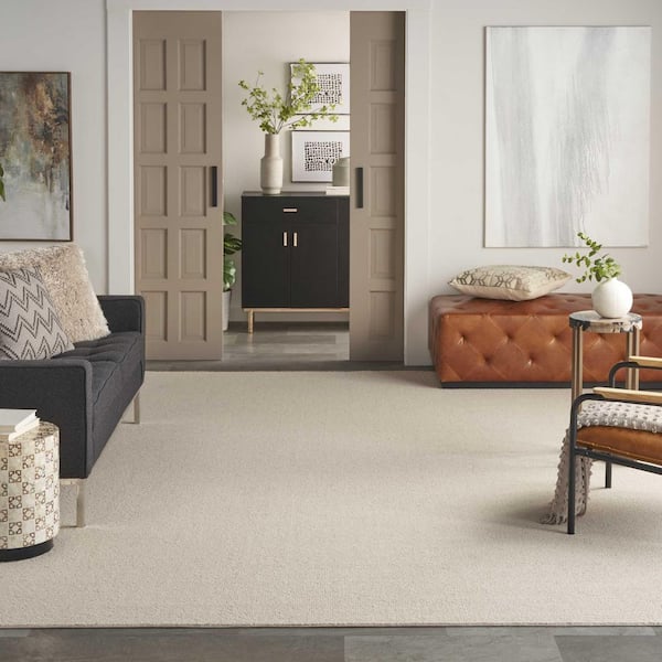 Bismarck Natural 5 ft. x 7 ft. Custom Area Rug with Pad
