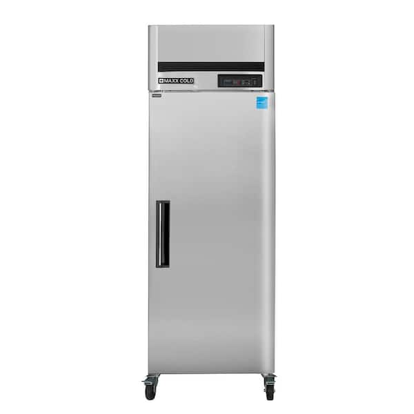 Maxx Cold 27 in. 23 cu. ft. Auto/Cycle Defrost Upright Freezer Energy Star in Stainless Steel