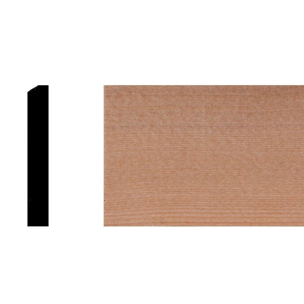 Builder's Choice LWM266 1/4 in. x 1-5/8 in. Hemlock Wood Lattice Moulding