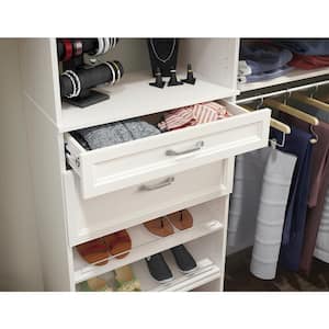 Style+ 5 in. x 25 in. White Traditional Drawer Kit for 25 in. W Style+ Tower