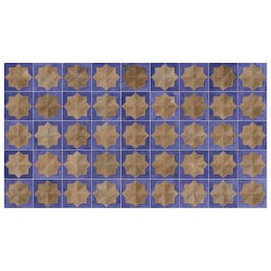 Tetuan Astre Terra Cobalt 12-1/8 in. x 21-7/8 in. Porcelain Wall Tile (13.02 sq. ft./Case)