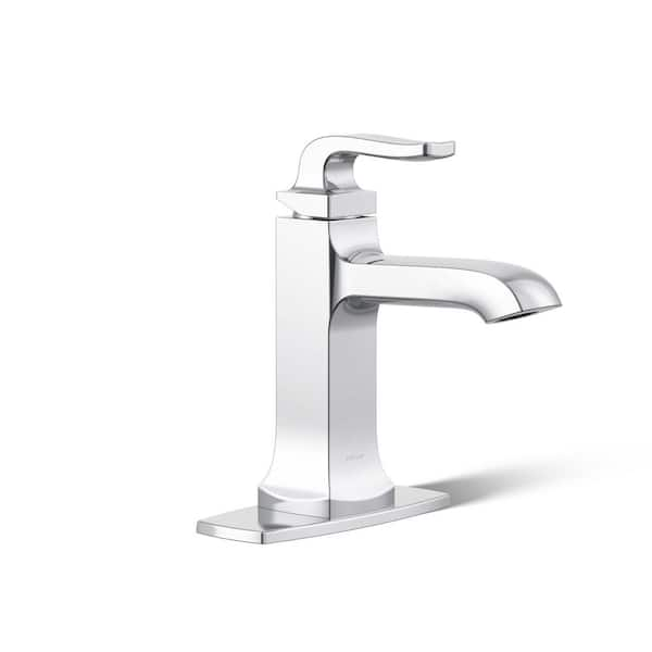 Rubicon Single Hole Single Handle Bathroom Faucet in Polished Chrome