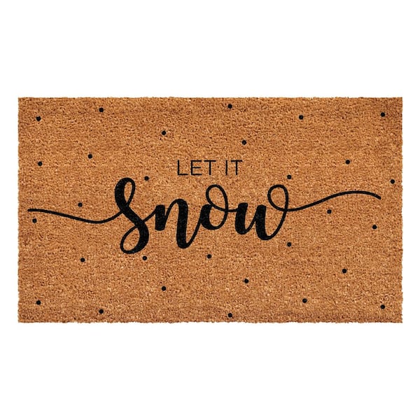 Calloway Mills 112241729 Let It Snow Doormat 17 x 29