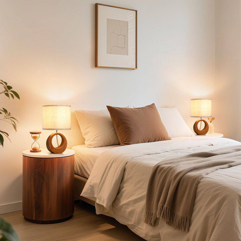 Breeze Stand 13.5 in. Dark Rosewood Table Lamp price history on PriceWatchPro