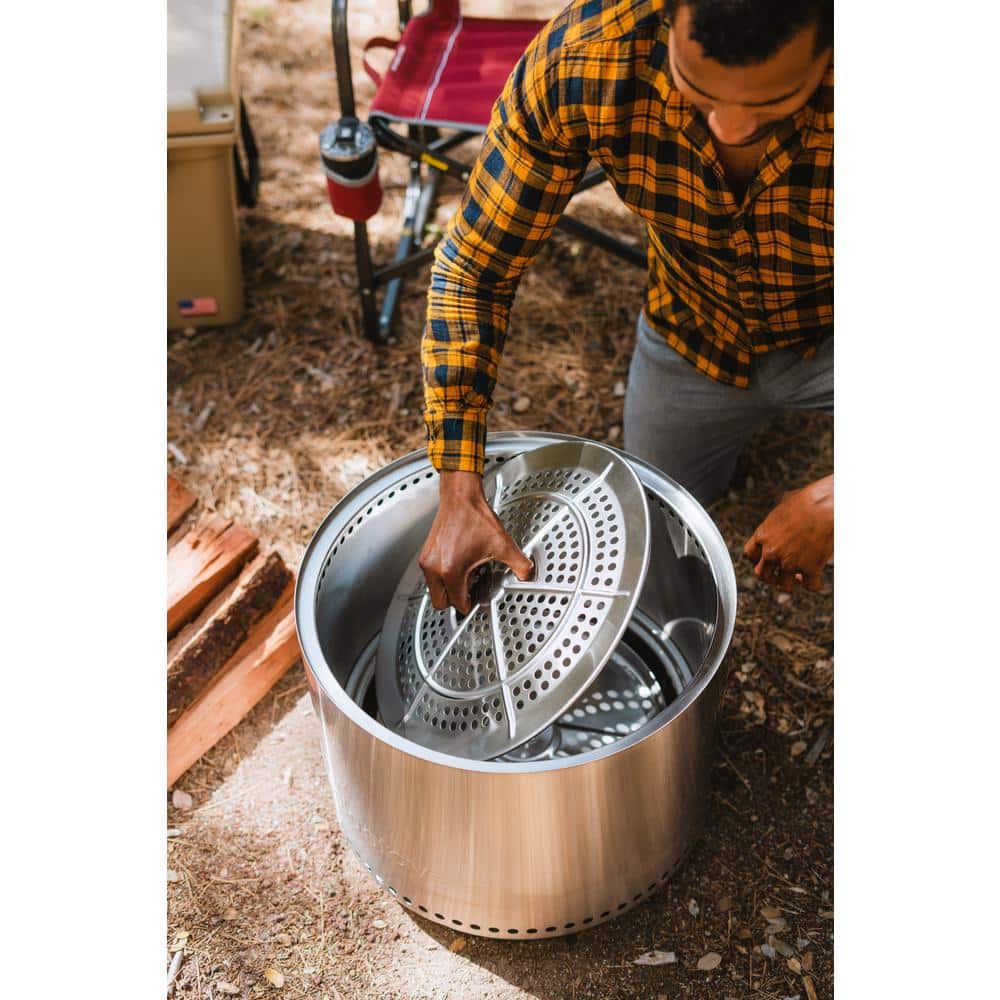Solo Stove Bonfire 2.0 Smokeless Stainless Steel Fire Pit