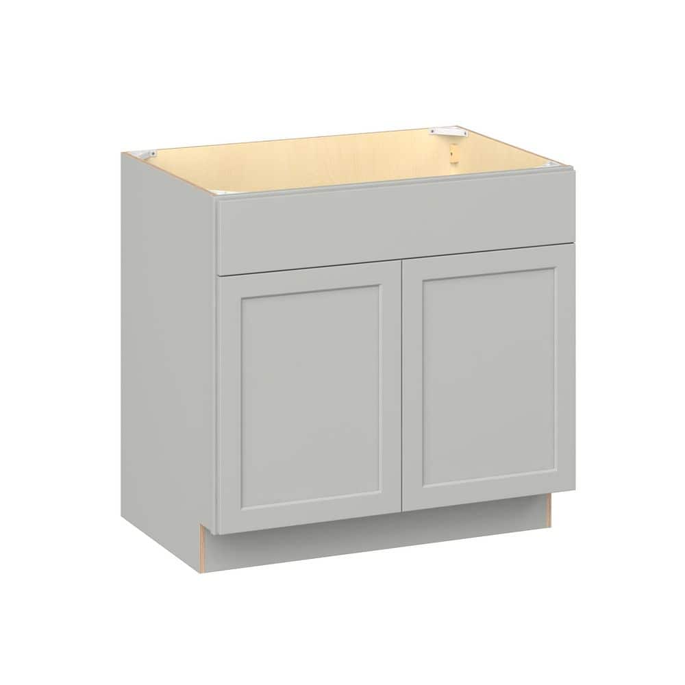 Emerson Whisper Gray Base Sink Base with 2-Door Ready to Assemble Kitchen Cabinet (36 in. W x 34.5 in. H x 24-in. D) price history on PriceWatchPro