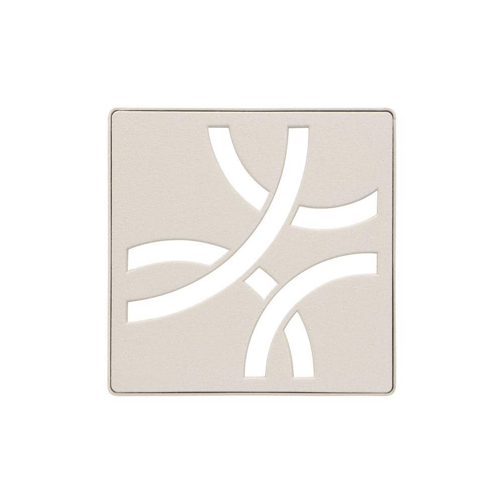 Kerdi-Drain 4 in. Ivory Curve Drain Grate Floor Drain Installation Kit Accessory price history on PriceWatchPro