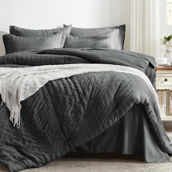 7 Pieces Queen Comforter Set,Bedding Sets Bed in a Bag with Comforter and Sheets