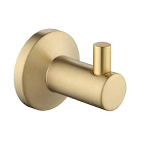 Dorind Knob Robe/Towel Hook in Brushed Gold