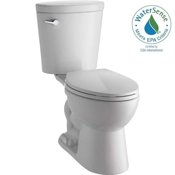 Delta Corrente 2-piece 1.28 GPF Single Flush Elongated Toilet in White