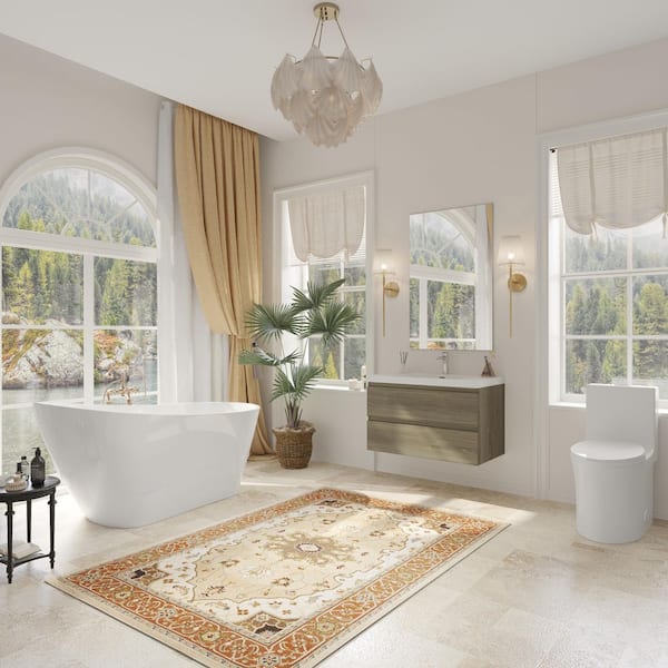 eclife 36 in. W x 18.1 in. D x 18.1 in. H Single Sink Bath Vanity