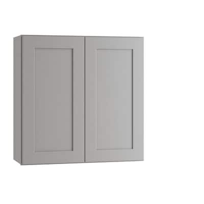 Tremont Assembled 30 x 30 x 12 in. Plywood Shaker Wall Kitchen Cabinet Soft Close in Painted Pearl Gray