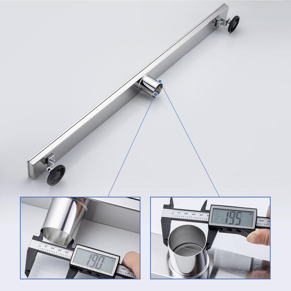 36'' Brushed Nickel Stainless Steel Linear Shower Drain