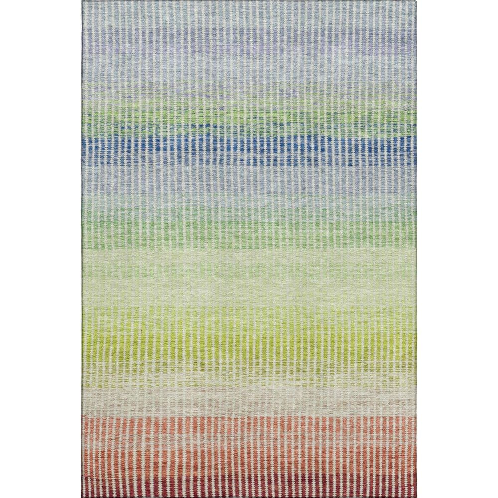 Mayfield Premium Machine Washable Abstract AMF2313 Paprika 3 ft. x 5 ft. Area Rug price history on PriceWatchPro