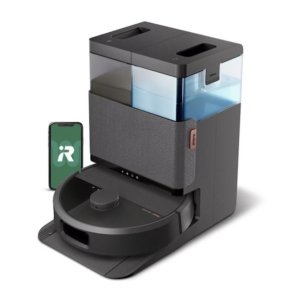 Roomba 505 Combo 13.8 in. Robotic Vacuum and Mop Plus with Smart Navigation Plus AutoWash Dock​ in Black