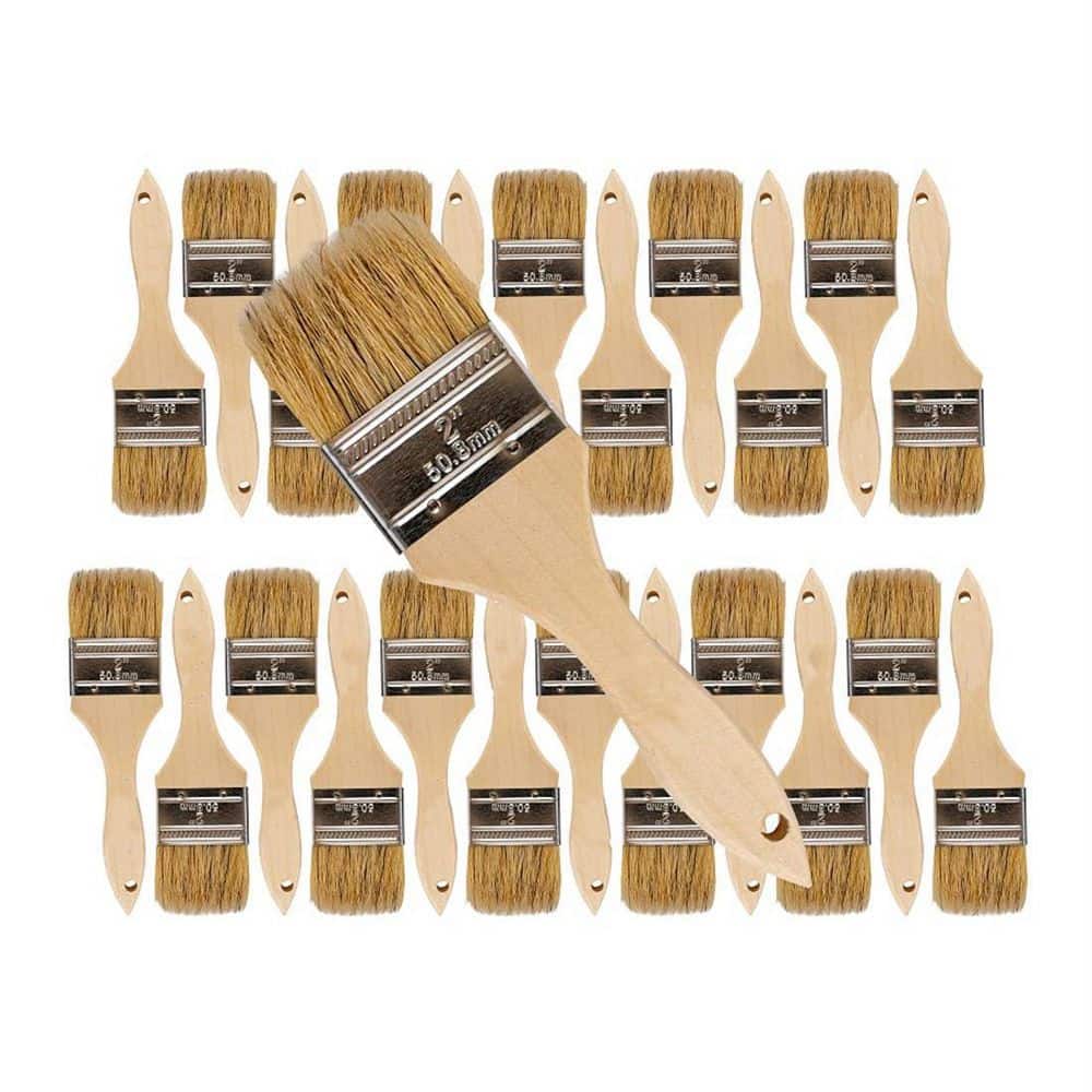 Synthetic Flat Paint Brush Bristle and Foam Brushes For Painting