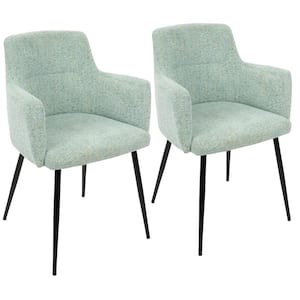 Andrew Contemporary Light Green Dining/Accent Chair (Set of 2)