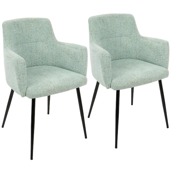 Light green best sale dining chairs