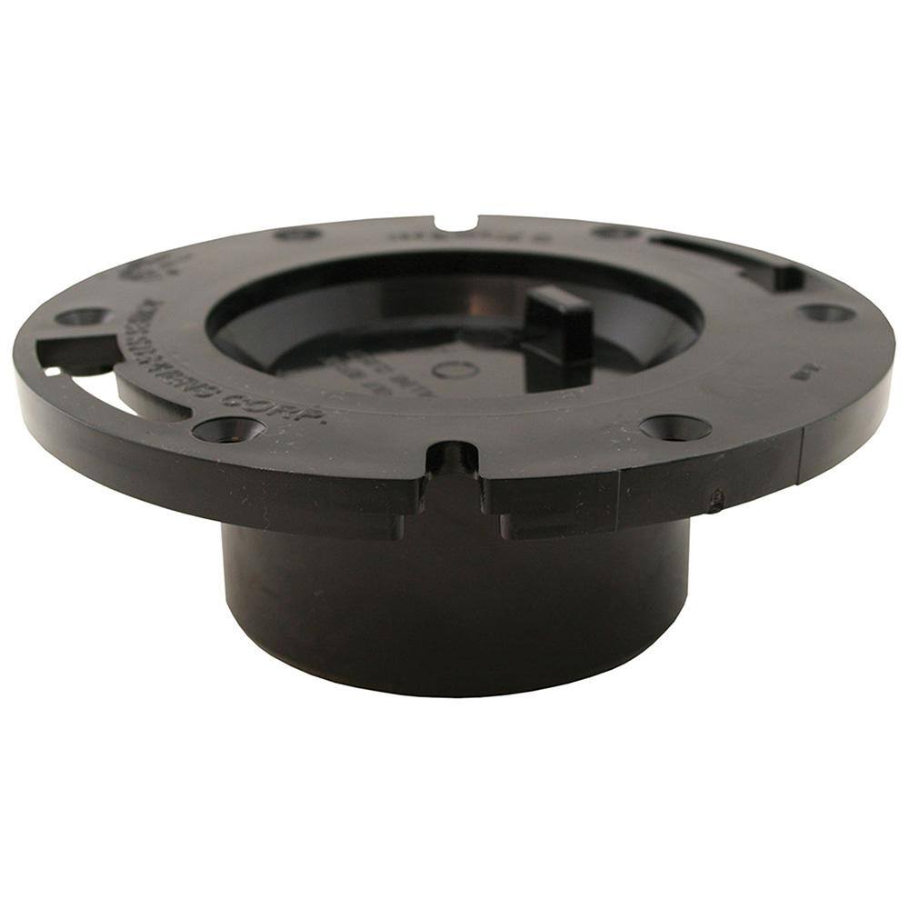 JONES STEPHENS 7 in. O.D. Plumbfit ABS Closet (Toilet) Flange With