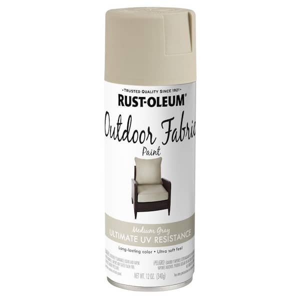 Rust-oleum Outdoor Fabric Spray Paint Medium Gray : Target