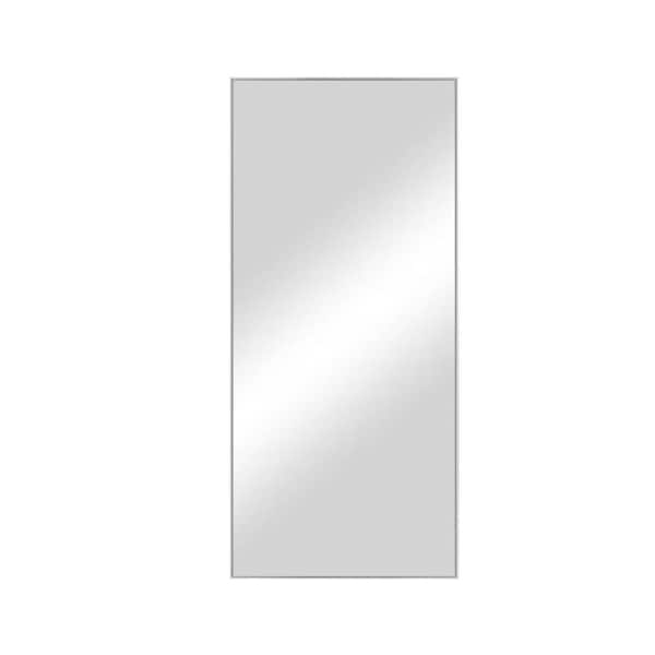Unbranded 22 in. W x 47 in. H Rectangular Aluminum Framed Wall Mount or Floor Standing Modern Decorative Bathroom Vanity Mirror