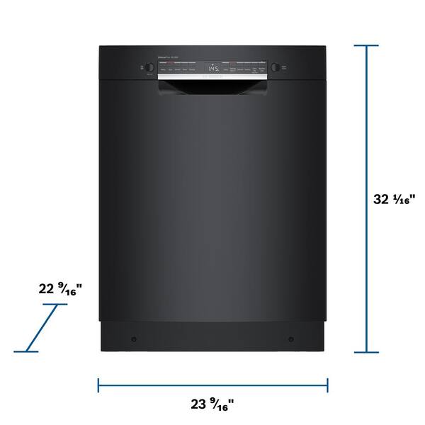 Bosch 300 Series 18 ADA Compact Front Control Dishwasher In