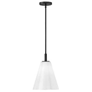 Honey 1-Light Black Pendant Light