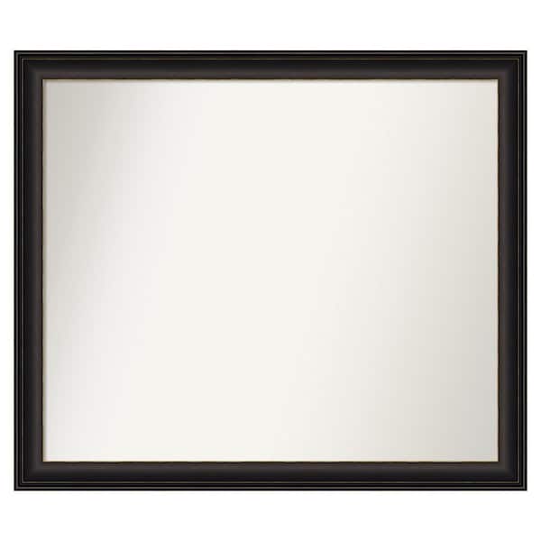 Amanti Art Trio Oil Rubbed Bronze 42.5 in. x 36.5 in. Cusom Non-Beveled Framed Bathroom Vanity Wall Mirror