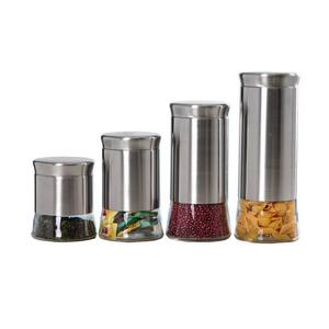 Essence Stainless Steel Canister Set (4-Piece)