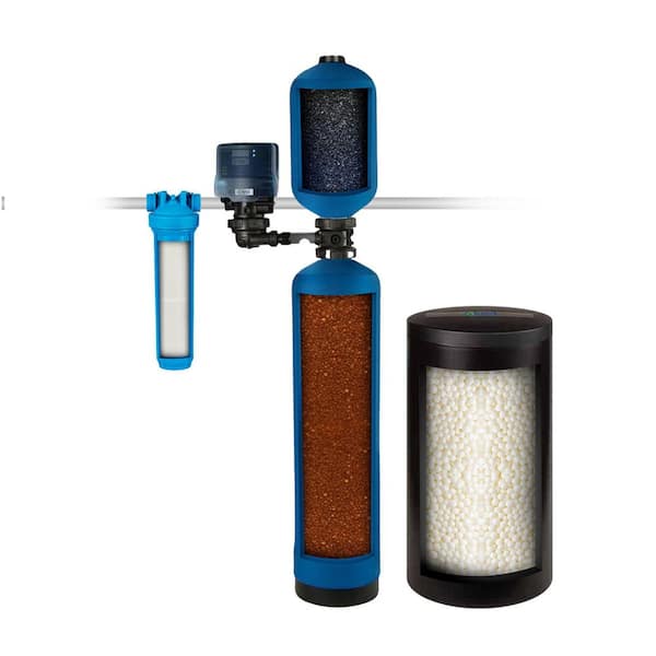 Whole House Well Water Filtration and Salt-Based Water Softener Combo