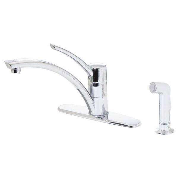 Pfister Parisa Single-Handle Side Sprayer Kitchen Faucet in Polished Chrome