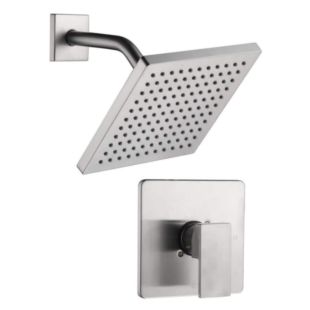 Icon Single-Handle 1-Spray Shower Faucet 1.8 GPM with Pressure Balance, Anti Scald in. Brushed Nickel (Valve Included) price history on PriceWatchPro