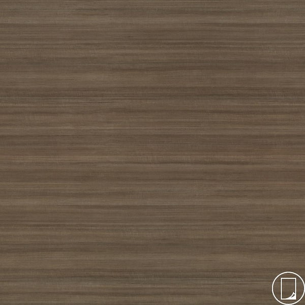 Wilsonart 5 ft. x 10 ft. Laminate Sheet in RE-COVER Studio Teak with Premium Linearity Finish