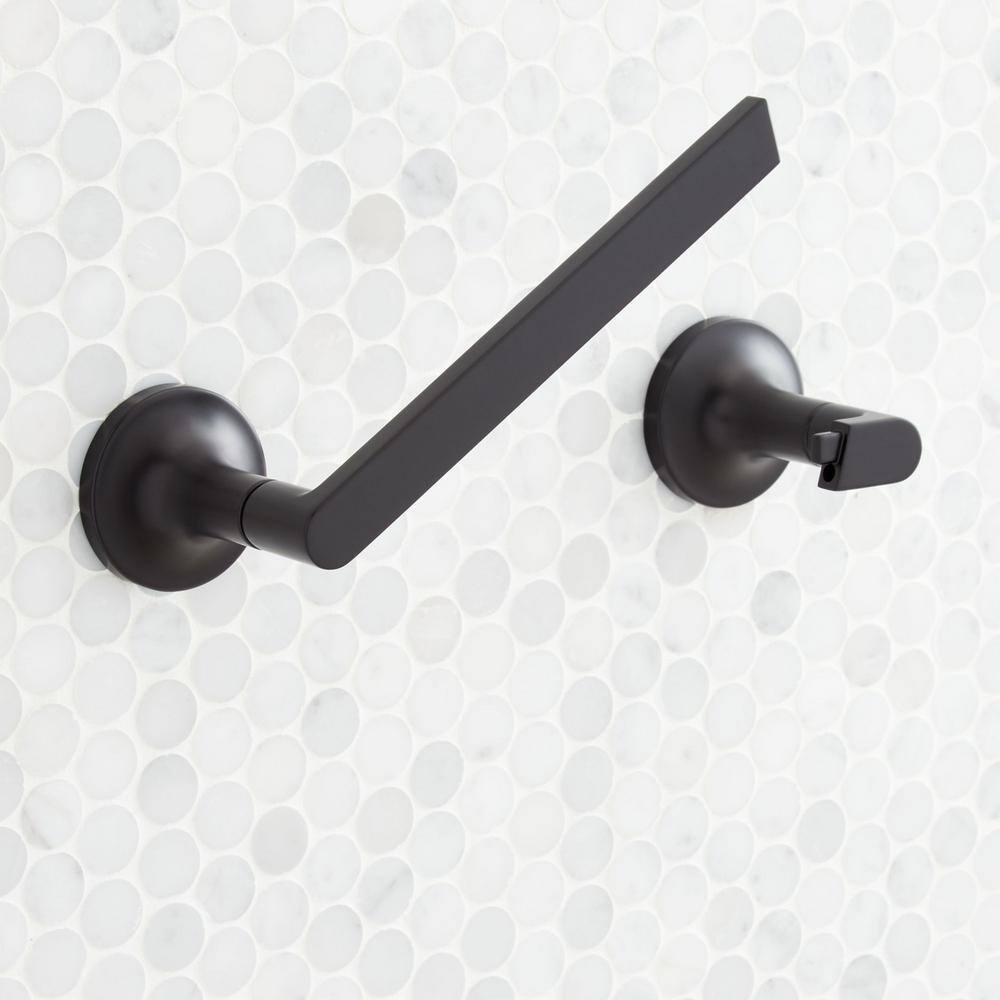 Matte Black Metal Wall Mounted Pivoting Toilet Paper Holder