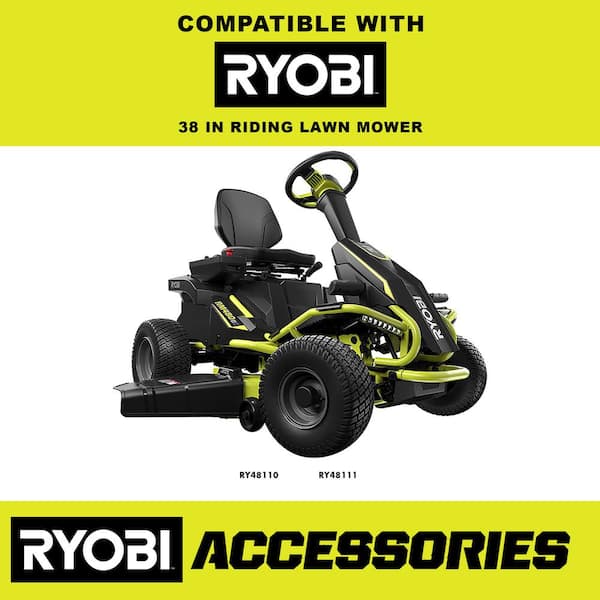 RYOBI ACRM011 38 in. Bagger for RYOBI 48V 38 in. Riding Lawn Mower - 3