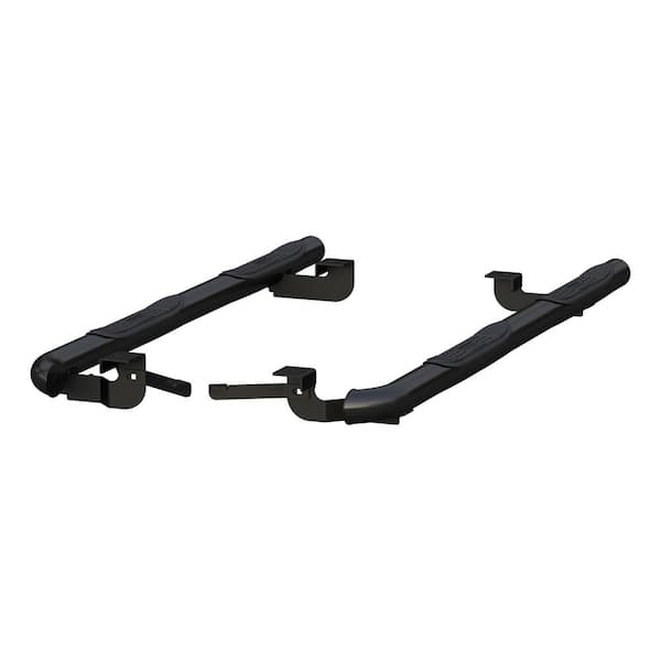 Aries 3-Inch Round Black Steel Nerf Bars, No-Drill, Select Toyota RAV4