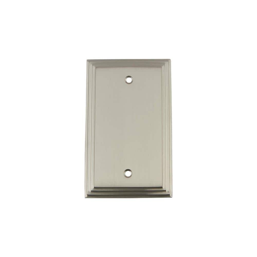 Nostalgic Warehouse Nickel No Gang Blank Plate Wall Plate (1-Pack ...