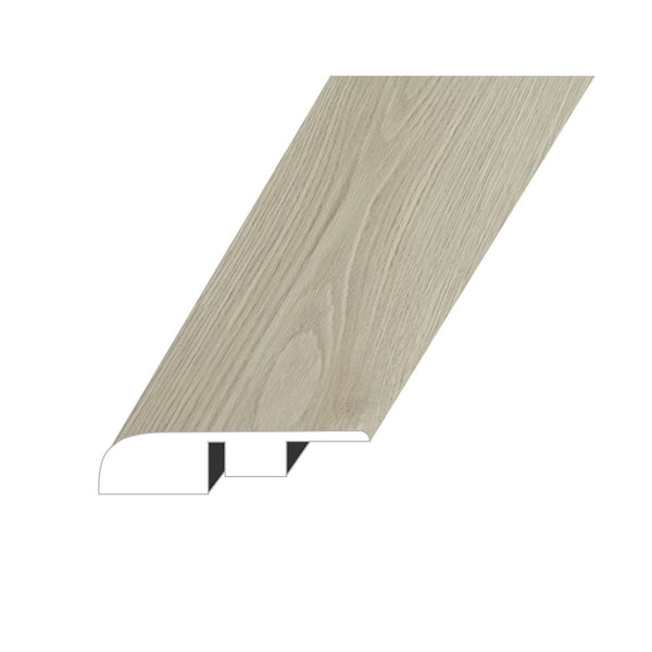 Montserrat Hoxton Opal 0.6 in. Thick x 1.4 in. W x 94.5 in. L Embossed Wood Look Waterproof Laminate End Cap Molding