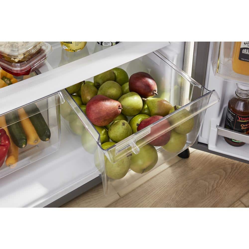 White 16.3 cu. ft. Top Freezer Refrigerator with Ice Maker