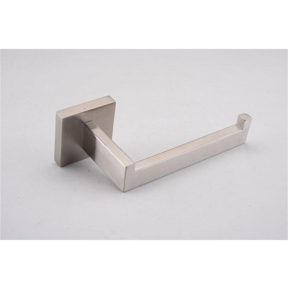 Brushed Nickel 4-Piece Bathroom Hardware Set with Towel Bar